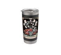 The Procrastination Priest Tarot Skeleton Couch Stainless Steel Insulated Tumbler