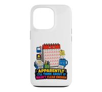 The Procrastinator Calendar Chronic Delay Case for iPhone 13 Pro