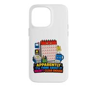 The Procrastinator Calendar Chronic Delay Case for iPhone 14 Pro Max