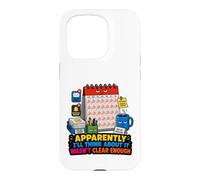 The Procrastinator Calendar Chronic Delay Case for iPhone 15 Pro