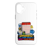 The Procrastinator Calendar Chronic Delay Case for iPhone 16 Plus