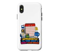 The Procrastinator Calendar Chronic Delay Case for iPhone X/XS