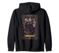 The Procrastinator Tarot Art Witchy Design Zip Hoodie
