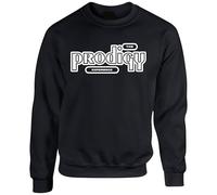 The Prodigy Experience Jumper, Funny Famous English Electronic Music Group Studio Album Fan Concert Sweatshirt, Gift Adult Kids Unisex Top (Black, 12 Years)