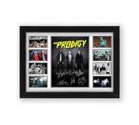 The Prodigy Signed Poster Print - Limited Edition Autograph Fan Gift - Collectible Memorabilia Merchandise (Framed A3 (30x40cm))