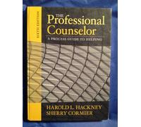 The Professional Counselor: A Process Guide to Helping