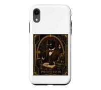 The Professor Black Cat Art Deco Murder Mystery Case for iPhone XR
