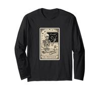 The Professor Tarot Card College School Spooky Gothic Witchy Long Sleeve T-Shirt