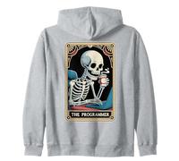 The Programmer Tarot Card Developer Tech Software Engineer Zip Hoodie