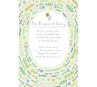 The Promise of Spring Easter Card, Floral Design with Inspirational Poem