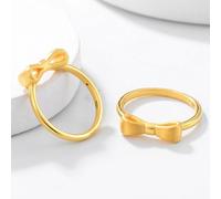 The Promise Ring, Anillo para Mujer 24K Yellow Gold Knot Size P 1/2