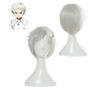 The Promised Neverland Norman Cosplay Wig Anime Yakusoku No Neverland Silvery White Cosplay Wig 22194 Norman Cosplay