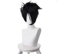 The Promised Neverland Ray Black Hairs Headwear Cosplay Cosplay Ray Short Wigs +Wig Cap