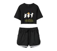 The Promised Neverland T-Shirt and Shorts Outfits Emma Norman Ray Harajuku Streetwear Loungewear Pajamas Sets