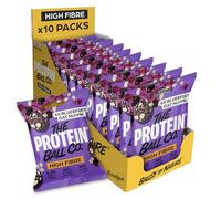 The Protein Ball Co Blueberry Oat Muffin Protein Balls - High Fruit Fibre Snacks - Gluten-Free, No Added Sugar - Healthy Energy Balls, Box of 10 bags