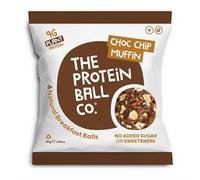 The Protein Ball Co Choc Chip Muffin Protein Breakfast Snack 45g