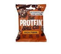 The Protein Ball Co Choc Chip Muffin Protein - High Fibre Breakfast Snack 45g