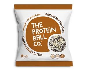 The Protein Ball Co Coffee Oat Muffin Protein & Vitamin Balls Pack 10