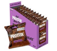 The Protein Ball Co Double Chocolate Low Sugar Protein Balls - Keto Friendly Snacks, Gluten-Free, Low Carb, Low Calorie Snacks - Healthy Energy Balls, Box of 20 Bags