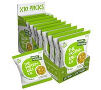 The Protein Ball Co Lemon & Pistachio Plant Protein Balls - Vegan Snack, Healthy Snacks, Gluten-Free, No Added Sugar - On-the-Go Energy Balls, Box of 10 Bags