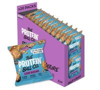 The Protein Ball Co Peanut Butter Low Sugar Protein Balls - Keto Friendly Snacks, Gluten-Free, Low Carb, Low Calorie Snacks - Healthy Energy Balls, Box of 20 Bags