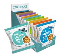 The Protein Ball Co Starter Pack Bundle Protein Balls - Healthy Snacks Variety Box, Gluten-Free - No Added Sugar, Box of 10 Bags