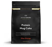 THE PROTEIN WORKS - Protein Mug Cake Mix | 150 Calorie Cake | Protein Mug Cake Mix | High Protein Low Sugar Cake Snack | 11 Servings | Choc Orange | 500g