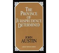 The Province of Jurisprudence Determined (Great Minds Series)