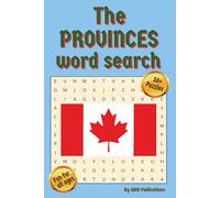 The Provinces Word Search: Word Search with Easy to Read Print about The Canadian Provinces and more | 6x9 inches, 110 pages | 50+ puzzles ... Gift for Vacations, Holidays, and Free Times