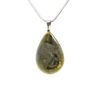 The Psychic Tree Citrine Teardrop Pendant with Chain