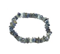 The Psychic Tree Kyanite Stone Chip Bracelet Bracelet With Guide & Bag