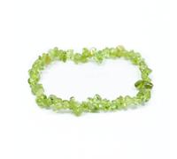 The Psychic Tree Peridot Stone Chip Bracelet