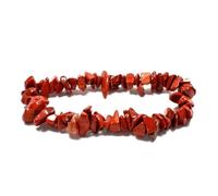 The Psychic Tree Red Jasper Stone Chip Bracelet Bracelet Only