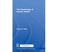 The Psychology of Human Values (European Monographs in Social Psychology)