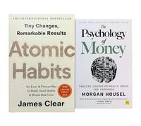 The Psychology of Money, Atomic Habits: 2 Books Collection Set