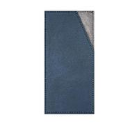 The Pu Leather Long Envelope Purse Features an Interesting and Design Dvj581 (Blue, 17.5cm)