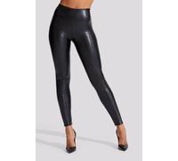 Ann Summers The PU Seamed Comfortable Fit Leggings, Size: XXL, Black