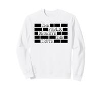 The Public Deserve The Truth Men Women Redacted Files Sweatshirt