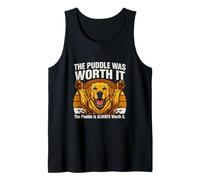 The Puddle was Worth It Dog Lover Tank Top