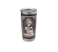 The Pug Mom Tarot Card Stainless Steel Insulated Tumbler