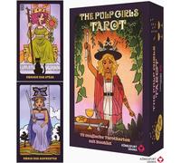 The Pulp Girls Tarot - Connecte dich mit deiner Intuition: 78 Tarotkarten und 96-seitiges Buch, Klappdeckelschachtel mit Goldprägung und Hebeband