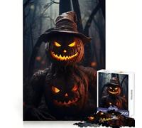 The Pumpkin Lord Jigsaw Puzzles for Adults 1000 Pieces Brain Challenge Toy Quiet Fun Precise Cut Wall Art Decor (38x52cm)