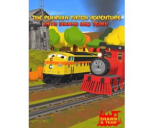 The Pumpkin Patch Adventure with Shawn the Train and his Team! (Pumpkin Chunkin!) - Learn 8 Pumpkin Sizes!
