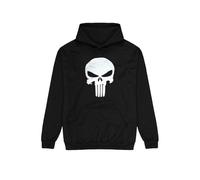 The Punisher - Distressed Skull - Hoodie - black - S - 80% Cotton, 20% Polyester,Sweat S