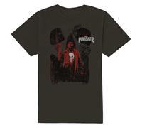 The Punisher Men's Outline Cotton T-Shirt in Charcoal | Size: 2XL The Punisher Charcoal 2XL