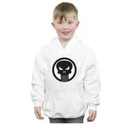 The Punisher Skull Circle Hoodie Marvel White 12-13 Years