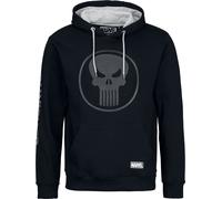 The Punisher Skull Logo Hoodie black grey S