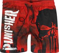 The Punisher Skull - Red Desaster Swim Shorts multicolour L