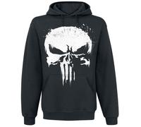 The Punisher Sprayed Skull Logo Hoodie black L