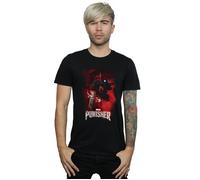 The Punisher TV Series Red Smoke T-Shirt Marvel Black XXL